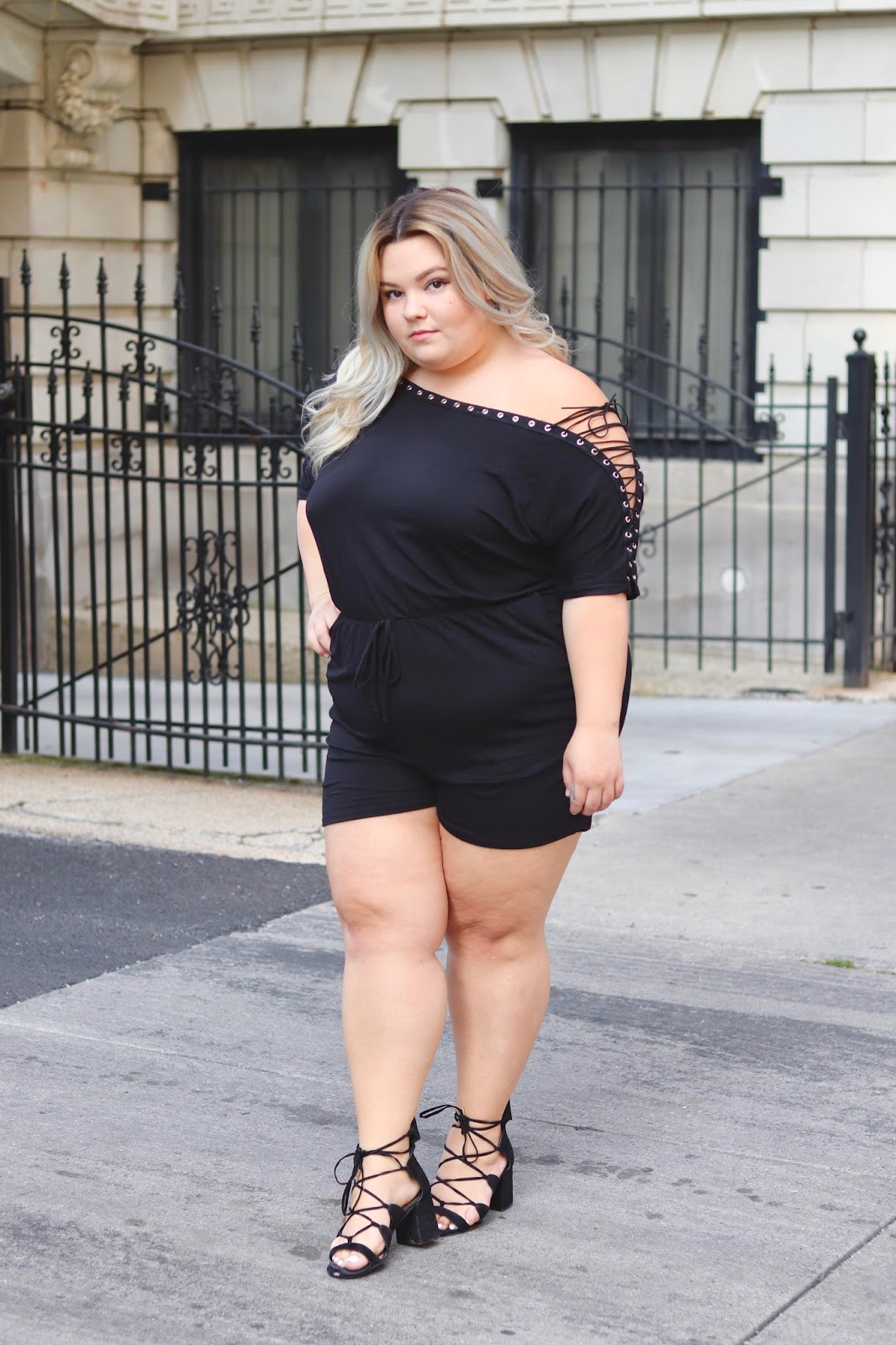 Plus Size Romper - Natalie in the City