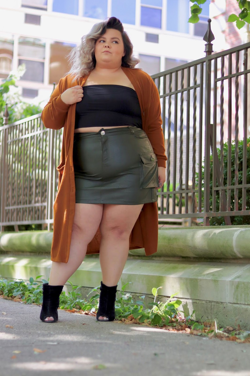 Plus Size Skirts and Cardigans - Natalie the City