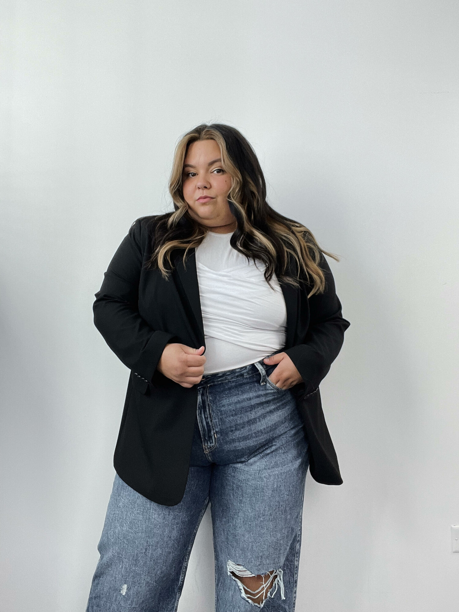 Where to buy stylish plus size work clothes according to Chicago plus size fashion blogger Natalie in the City.