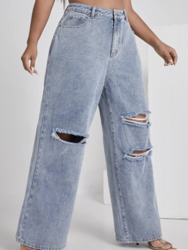 Plus Size Baggy Jeans - Natalie in the City