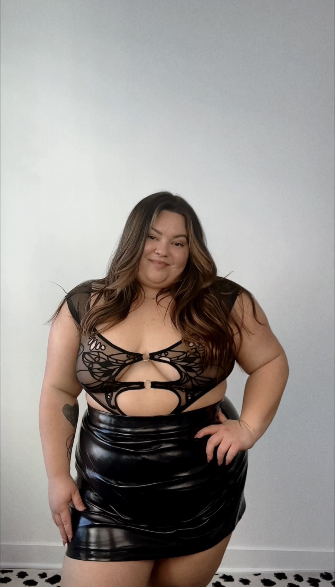 Plus Size Thistle and Spire Lingerie Outfit - Natalie in the City